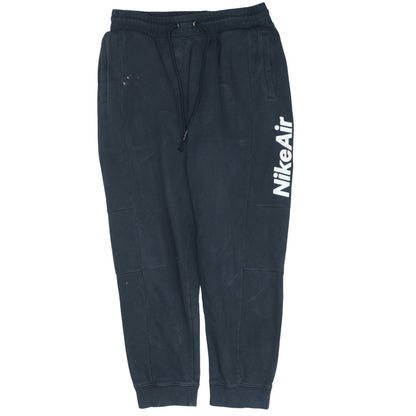 Nike Air Men's Black Jogger Trousers Size L Fleece Sportswear