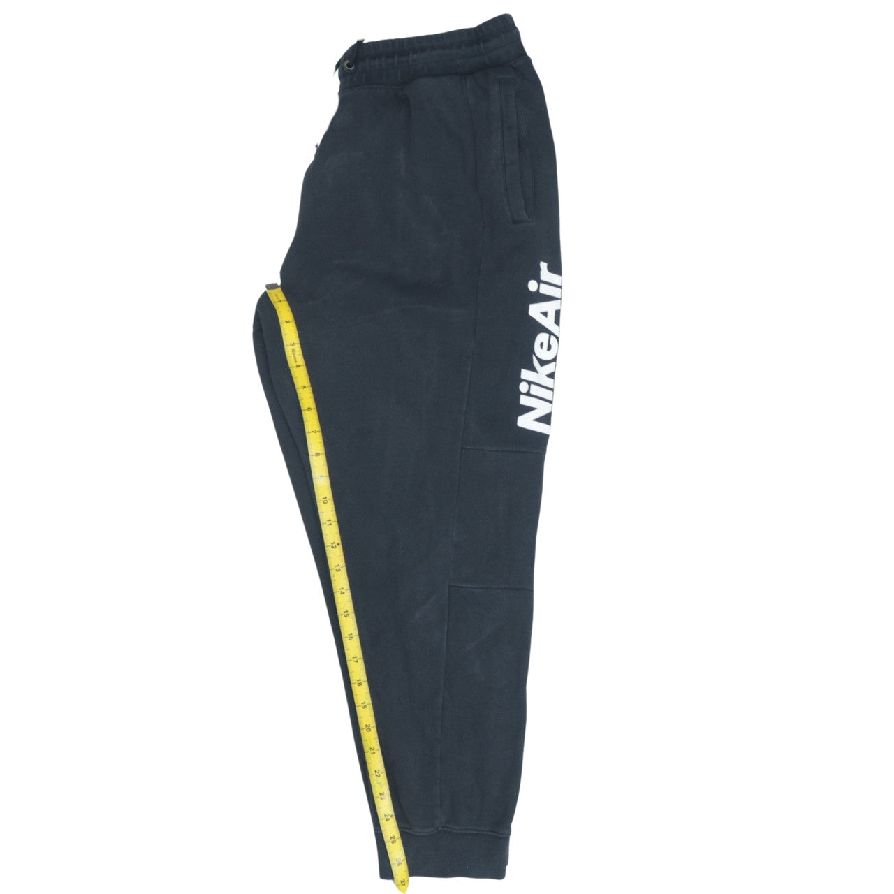 Nike Air Men's Black Jogger Trousers Size L Fleece Sportswear