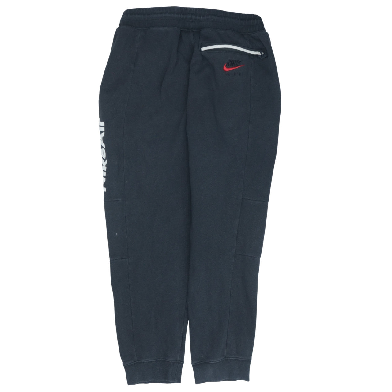 Nike Air Men's Black Jogger Trousers Size L Fleece Sportswear