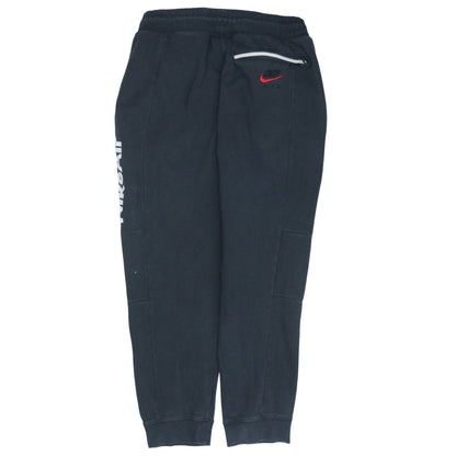 Nike Air Men's Black Jogger Trousers Size L Fleece Sportswear