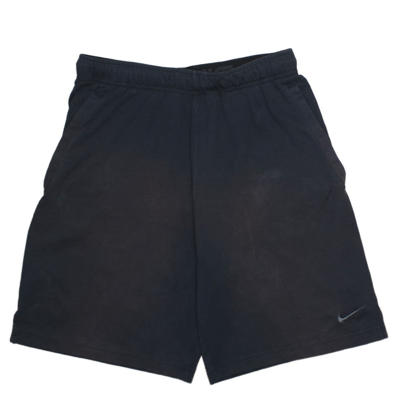 Nike Men's Black Medium Dri-Fit Sweat Shorts Elastic Waist