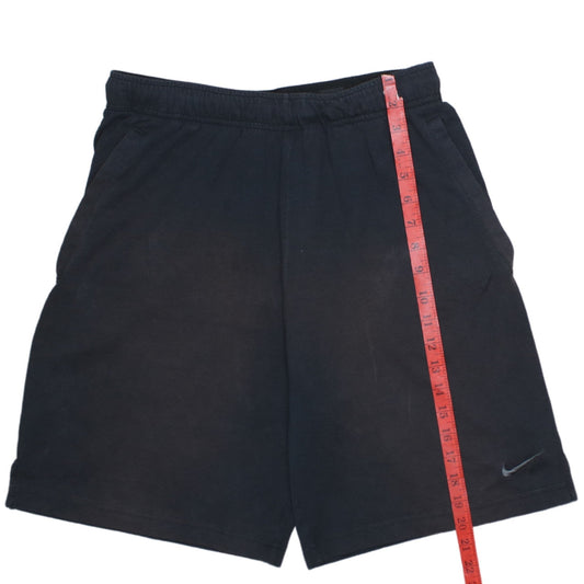 Nike Men's Black Medium Dri-Fit Sweat Shorts Elastic Waist
