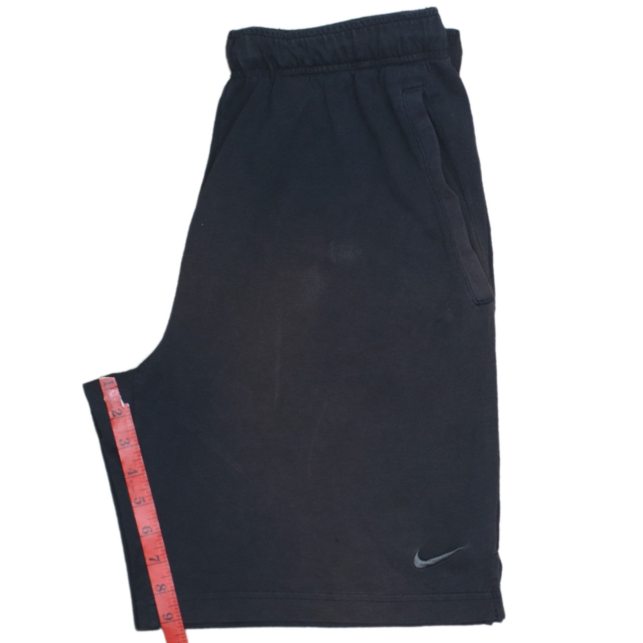 Nike Men's Black Medium Dri-Fit Sweat Shorts Elastic Waist
