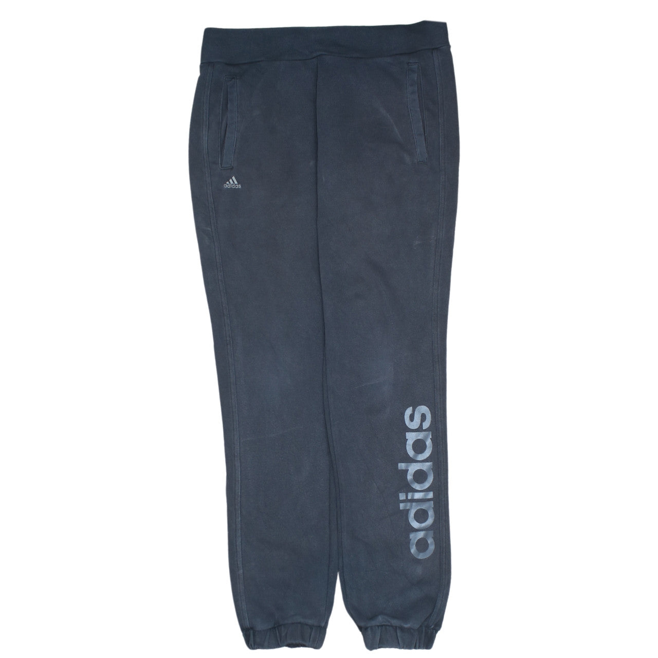 Womens UK Size S adidas Regular Fit Jogger Black Trousers