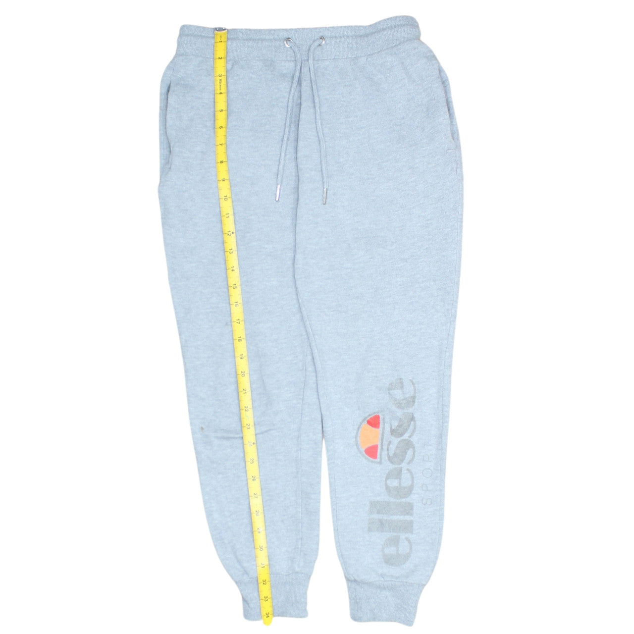Womens UK Size 8 ellesse Regular Fit Jogger Grey Trousers