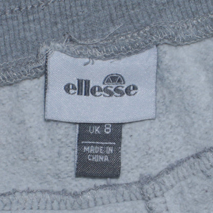 Womens UK Size 8 ellesse Regular Fit Jogger Grey Trousers