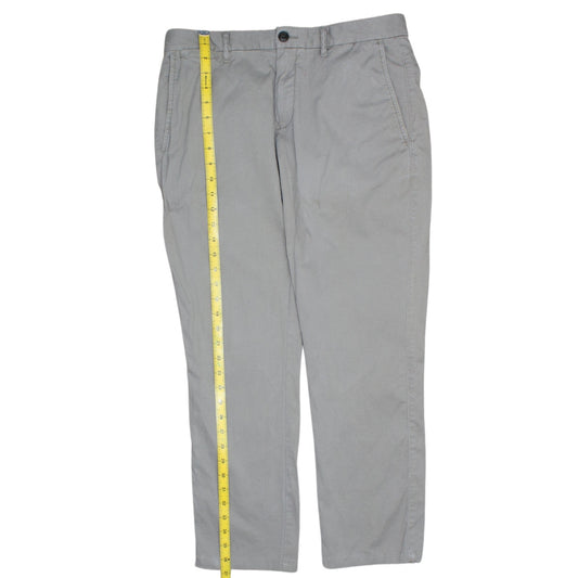 Tommy Hilfiger Men’s Grey Chino Trousers 32W 34L Cotton Blend