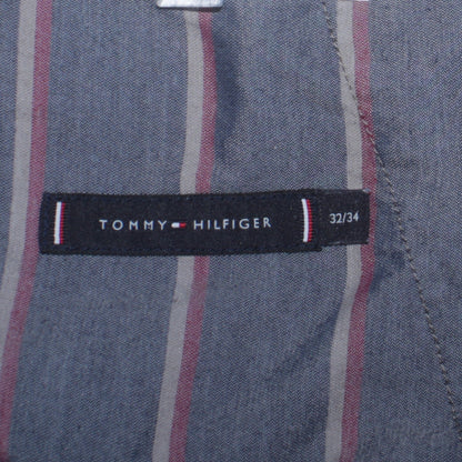 Tommy Hilfiger Men’s Grey Chino Trousers 32W 34L Cotton Blend