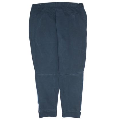 Puma Womens Black Jogger Sweatpants L Logo Sports Casual