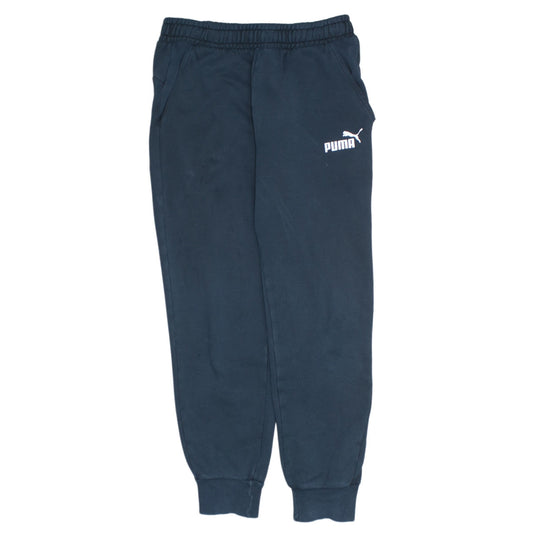 Puma Men’s Black Sweatpants Medium Tapered Fit Casual