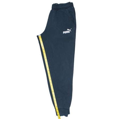 Puma Men’s Black Sweatpants Medium Tapered Fit Casual