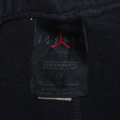 Nike Jordan Men’s Black Sweatpants M Logo Tapered Fleece