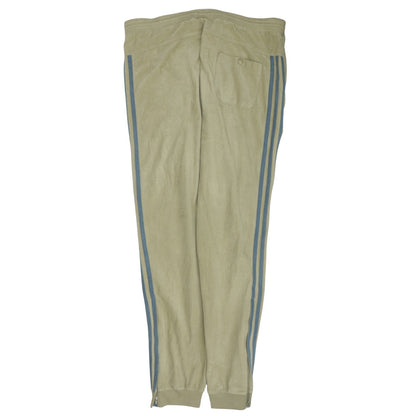 Adidas Men's Beige Jogger Trousers M Elastic Waist Sportswear