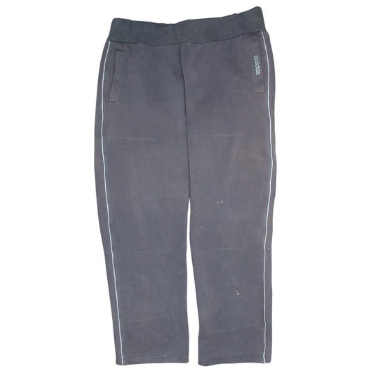 Adidas Men’s Black 2XL Sweatpants Joggers Fleece Casual Trousers