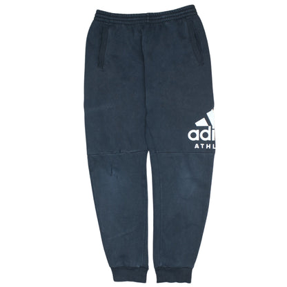 Adidas Boys Black Jogger Sweatpants 13-14 Years Elastic Waist Pockets