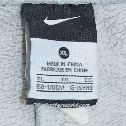 Nike Teens Grey XL Sweatpants Regular Fit with Logo