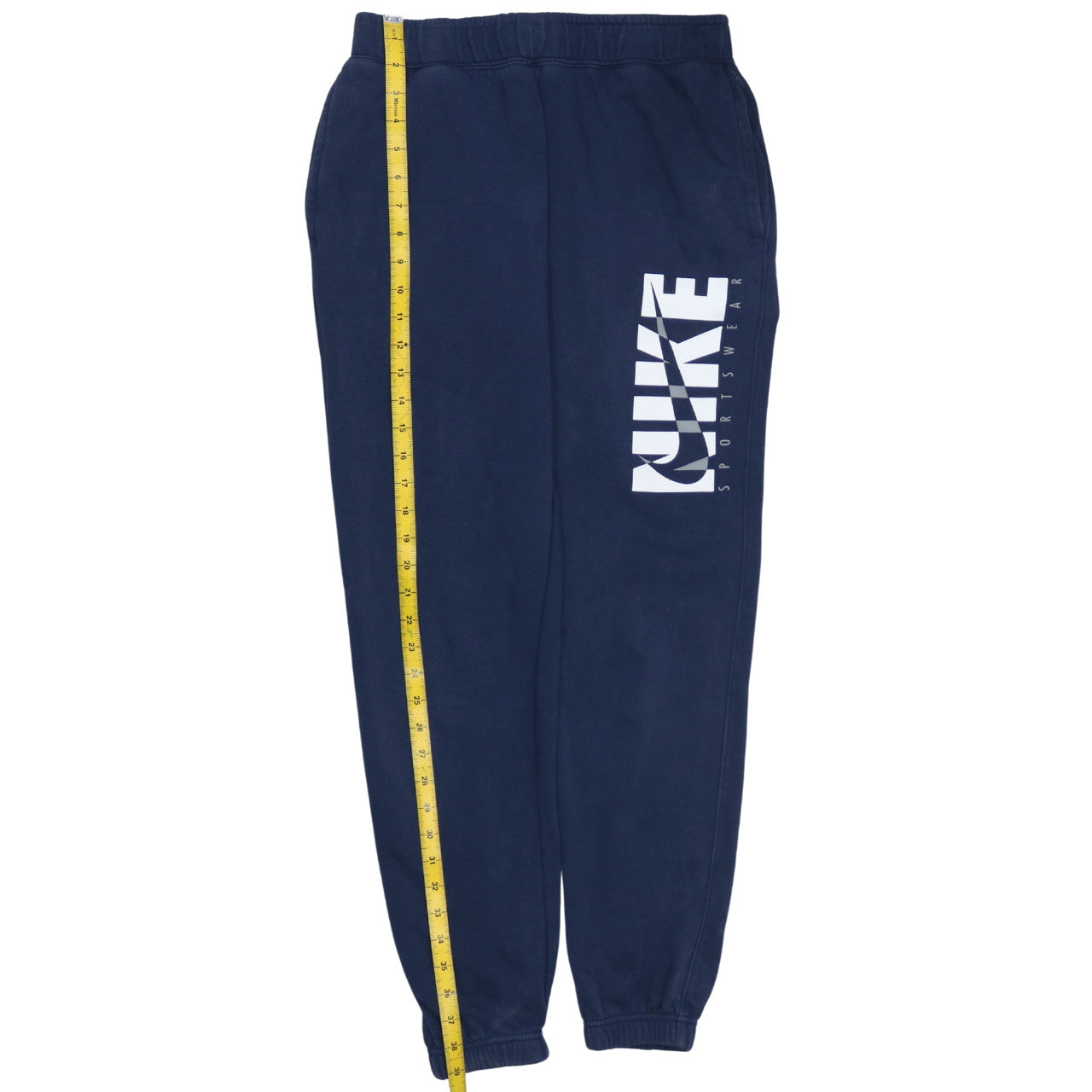 Nike Mens Blue Small Sweatpants Tapered Fit Cotton Blend