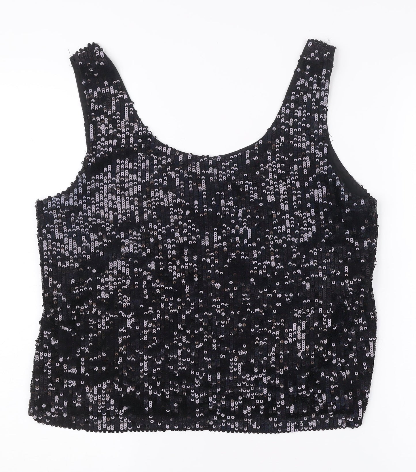 Womens UK Size 14 New Look Black Camisole Tank