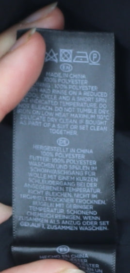 Hobbs Women Black Size 10 Pencil Skirt Knee Length Polyester