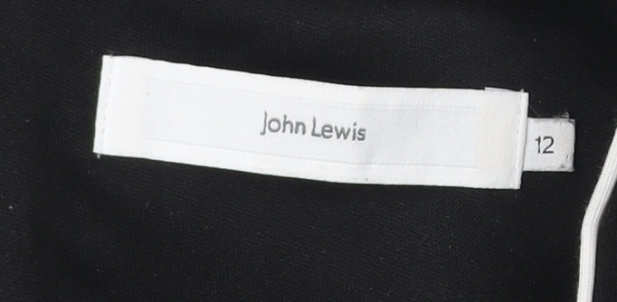 John Lewis Women’s Black Size 12 Sheath Knee Length Dress