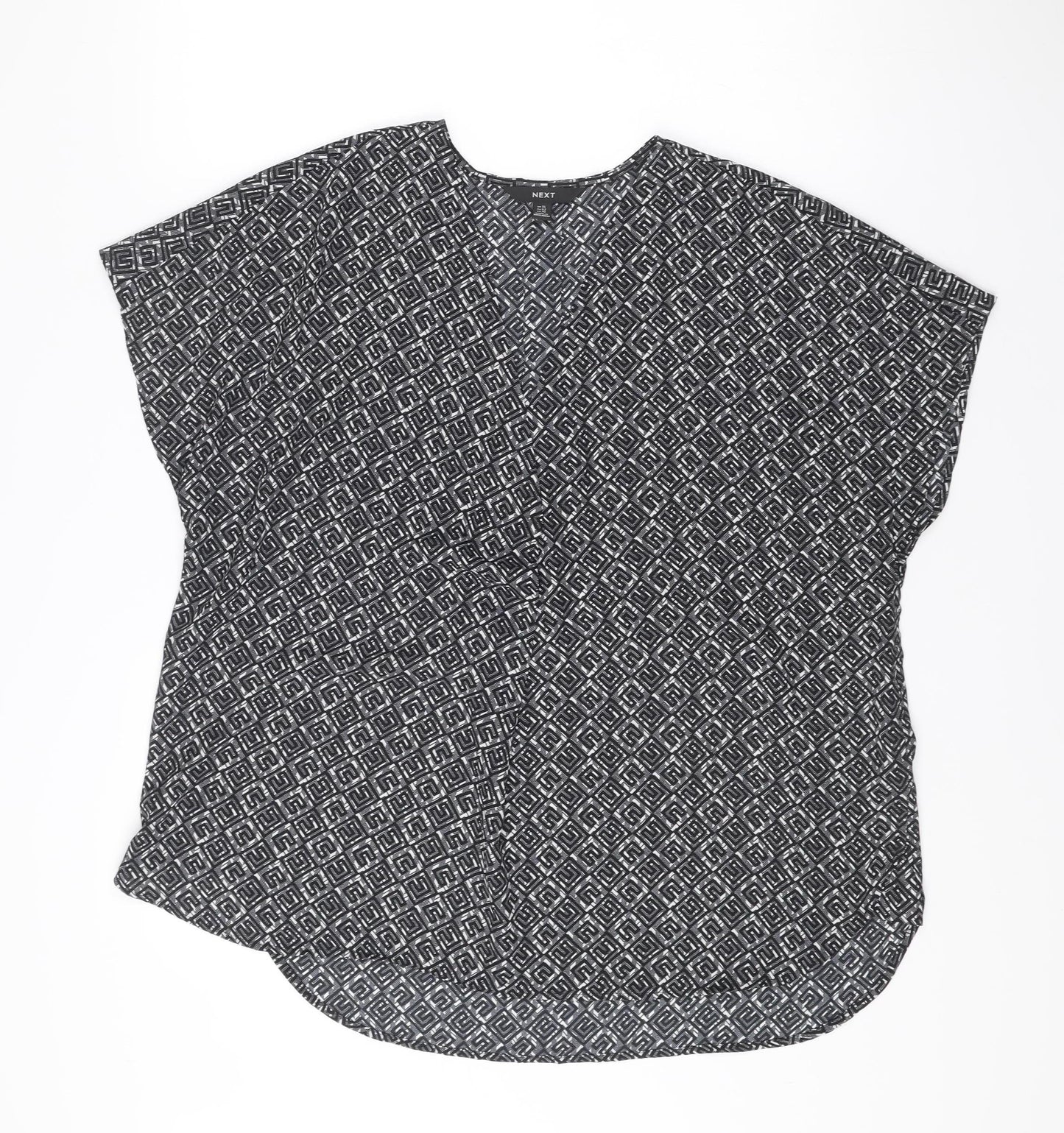 Womens UK Size 14 NEXT Black Basic Blouse
