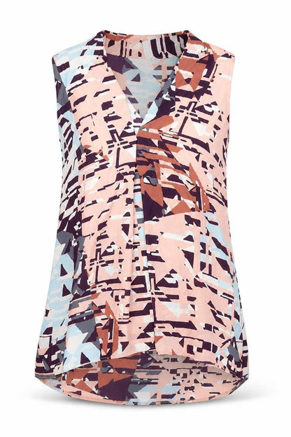 Womens UK Size 10 NEXT Multicoloured Tunic Blouse