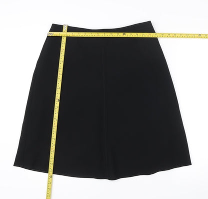 Marks and Spencer Women’s Black Size 14 Knee Length Pencil Skirt