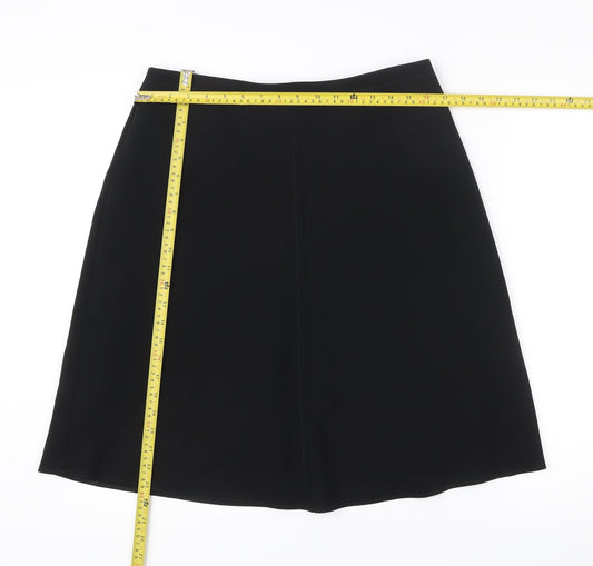Marks and Spencer Women’s Black Size 14 Knee Length Pencil Skirt