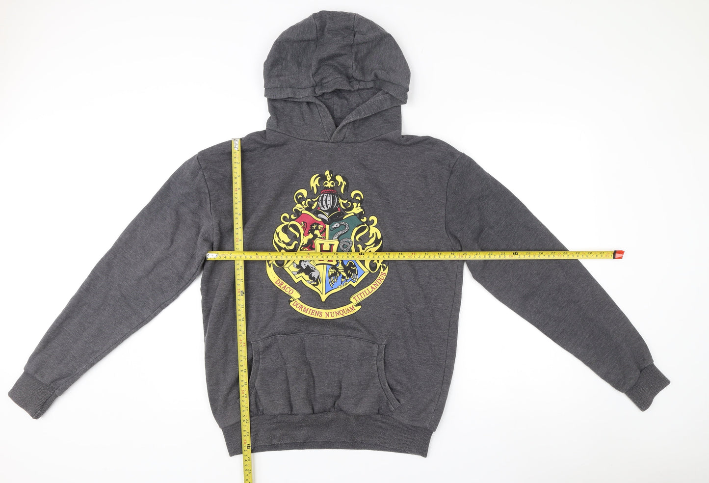 Mens UK Size M Harry Potter Grey Pullover Hoodie