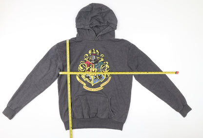 Mens UK Size M Harry Potter Grey Pullover Hoodie