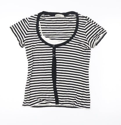 Womens UK Size 12 Marks and Spencer Multicoloured Basic T-Shirt