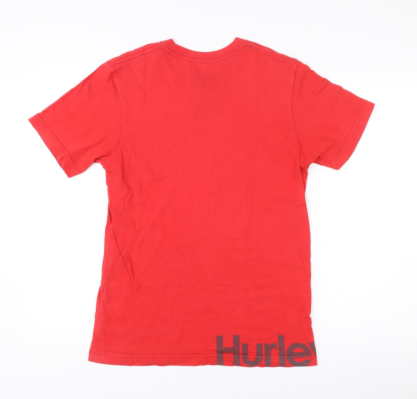 Mens UK Size S Hurley Red  T-Shirt