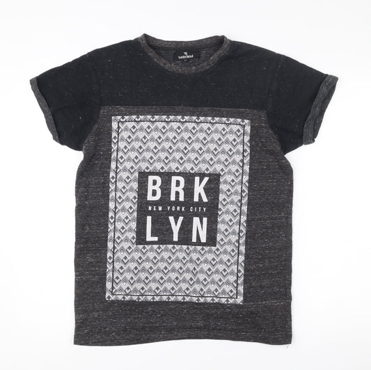 Twisted Soul Men’s Black Medium BRKLYN Graphic Print T-Shirt