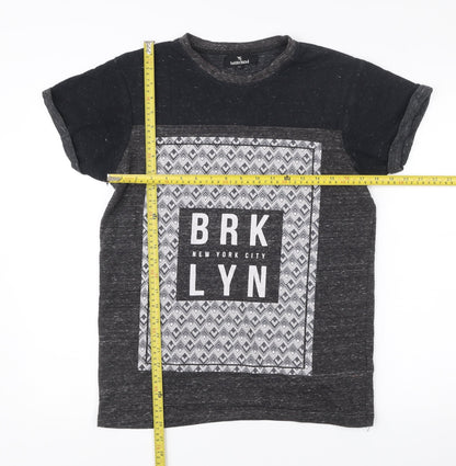 Twisted Soul Men’s Black Medium BRKLYN Graphic Print T-Shirt