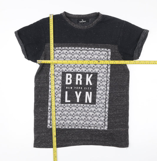 Twisted Soul Men’s Black Medium BRKLYN Graphic Print T-Shirt