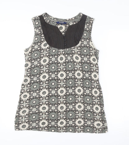 Womens UK Size 12 Maine New England Multicoloured Tunic Blouse