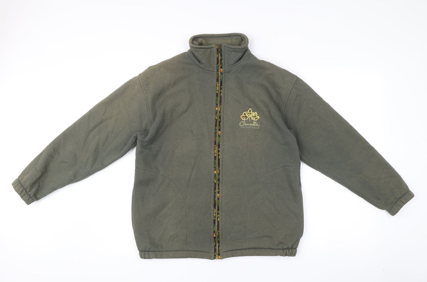 Mens UK Size M Cityscape Green Basic Jacket