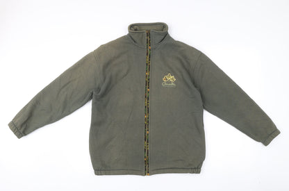 Mens UK Size M Cityscape Green Basic Jacket