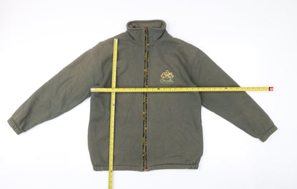 Mens UK Size M Cityscape Green Basic Jacket