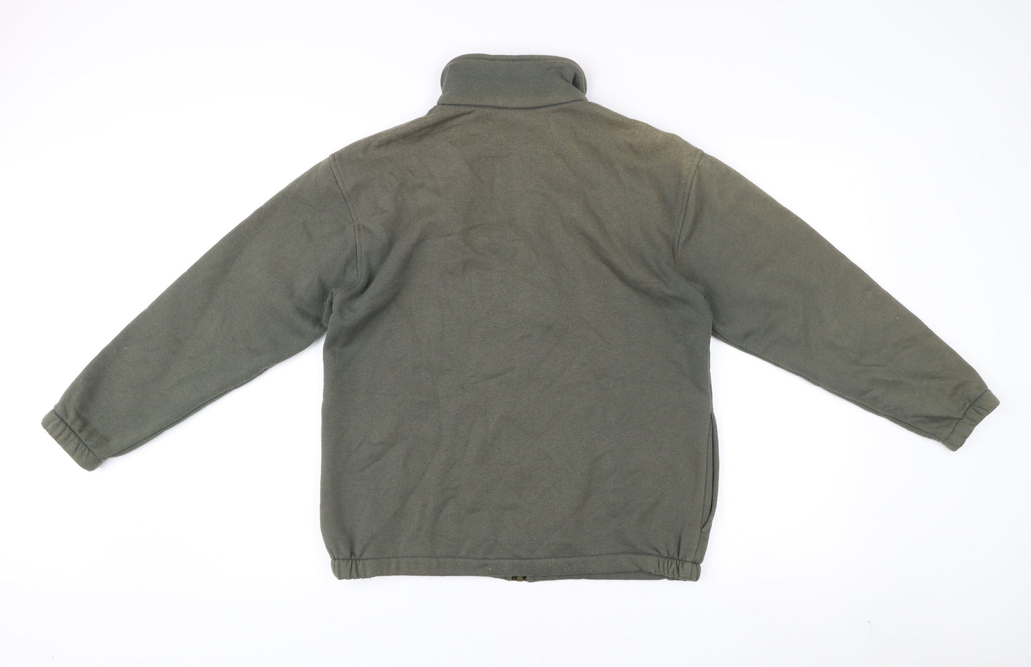 Mens UK Size M Cityscape Green Basic Jacket