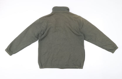 Mens UK Size M Cityscape Green Basic Jacket
