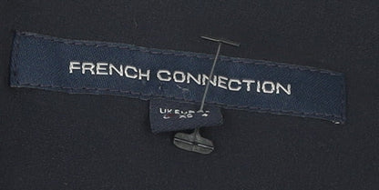 French Connection Women’s Black Red Bodycon Dress XS V-Neck Party