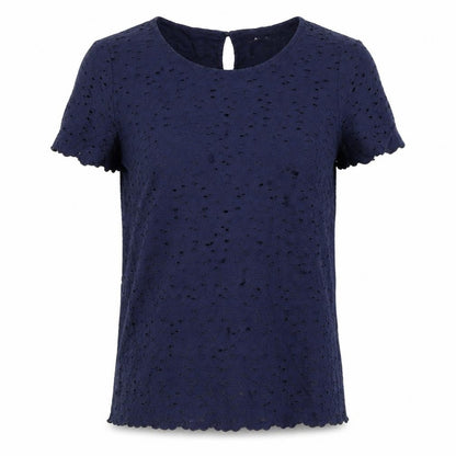 Womens UK Size 8 Marks and Spencer Blue Tunic Blouse