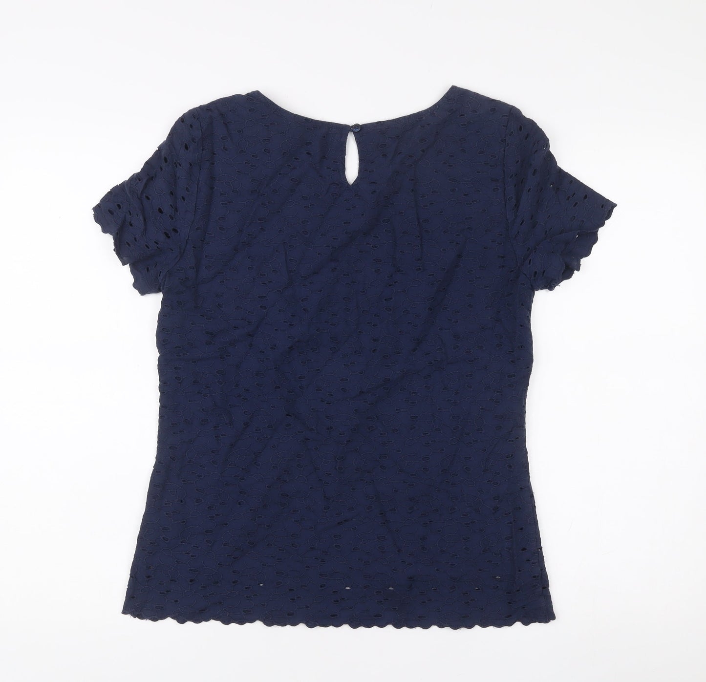 Womens UK Size 8 Marks and Spencer Blue Tunic Blouse