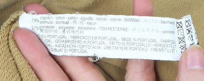 Zara Man Brown Striped Crew Neck Sweatshirt Men’s S Regular Fit