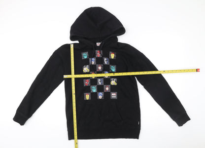 Vans Marvel Black Pullover Hoodie XS Women’s Comic Graphic Sweatshirt