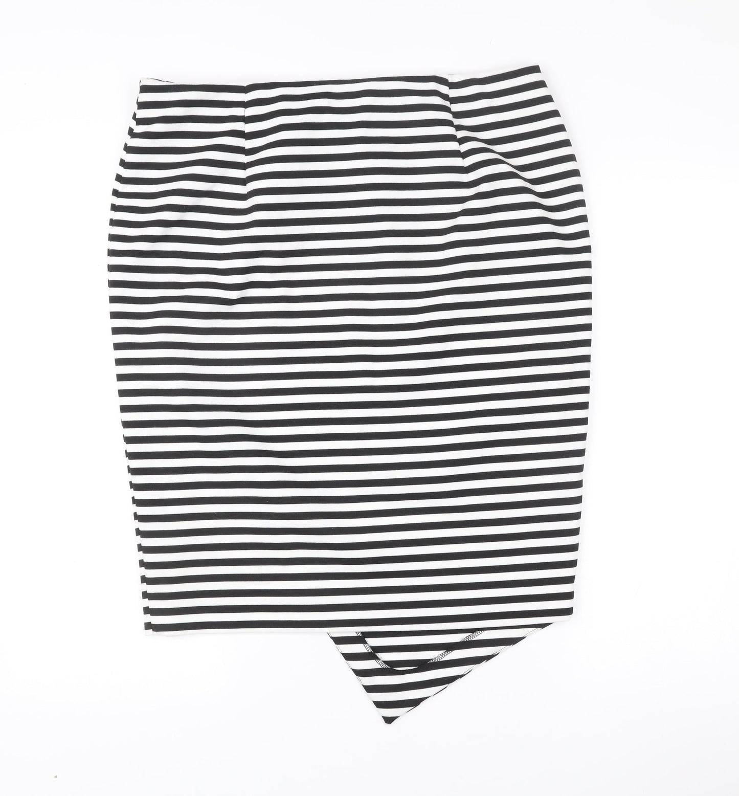 Marks and Spencer Women’s Black Striped Pencil Skirt Size 16