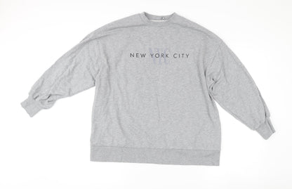 Womens UK Size 8 ASOS Grey Pullover Sweatshirt