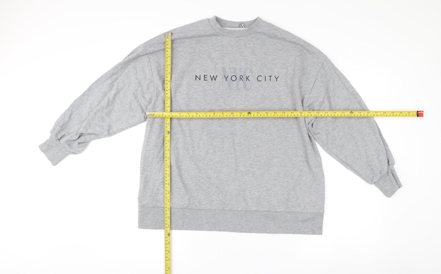Womens UK Size 8 ASOS Grey Pullover Sweatshirt