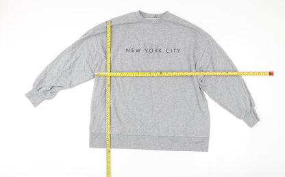 Womens UK Size 8 ASOS Grey Pullover Sweatshirt